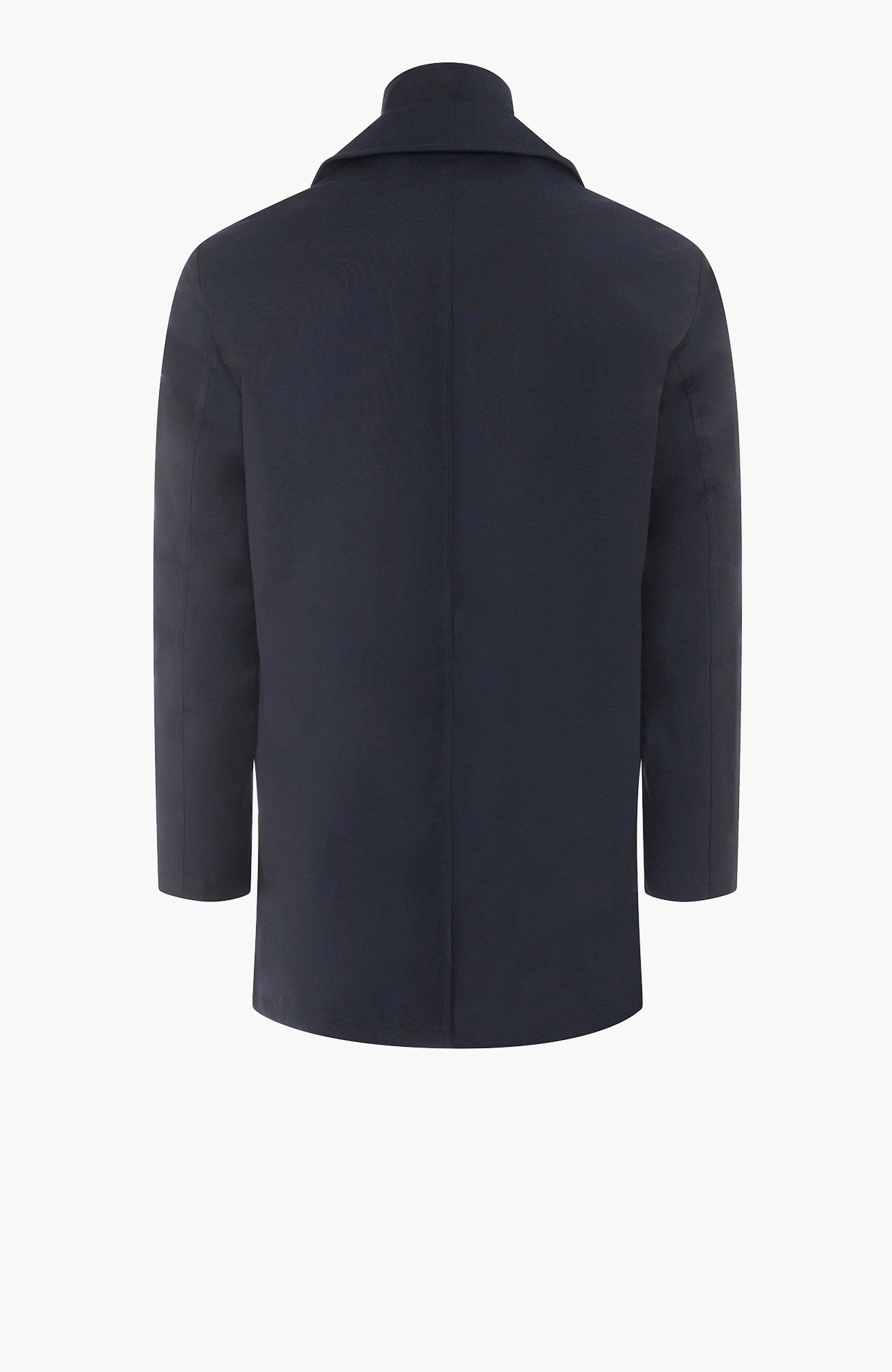 Samson Black Wool City Coat