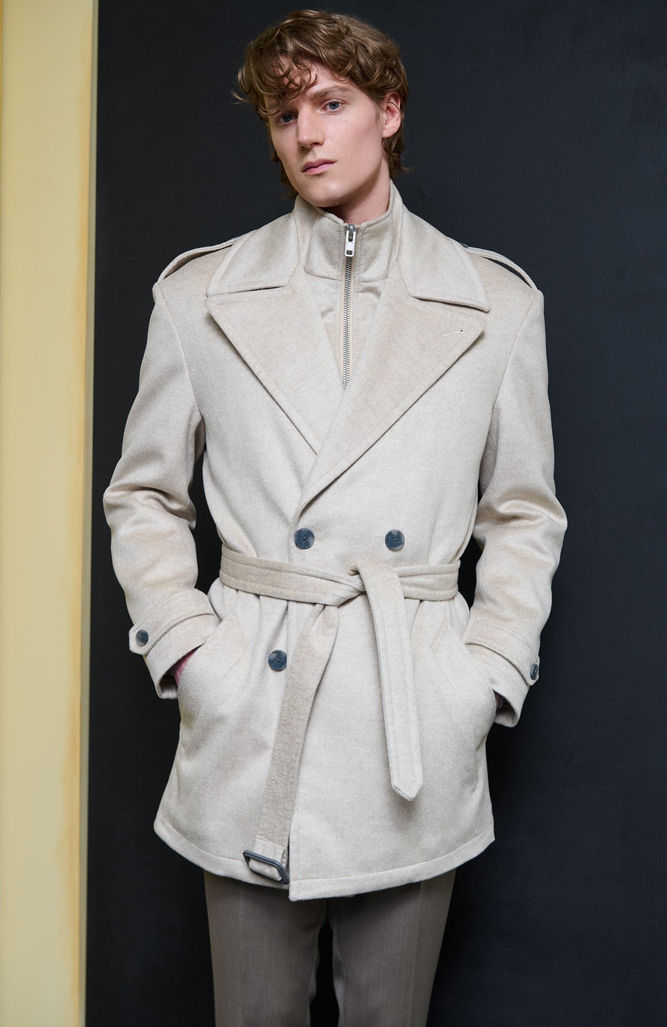 Limited Edition: Anikan Cashmere Trenchcoat - MENS - Cardinal of Canada - US - Limited Edition: Anikan Cashmere Trenchcoat