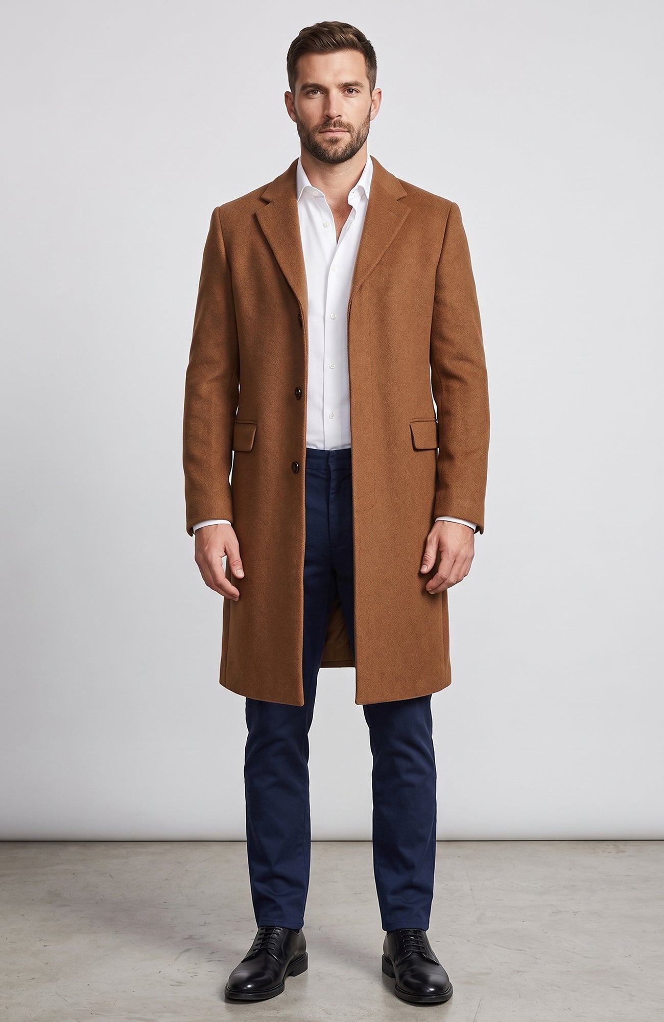 Mercer Cashmere Topcoat In Vicuna