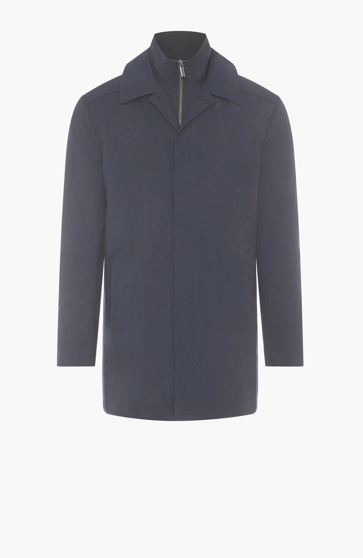 Samson Navy Wool City Coat - MENS - Cardinal of Canada-US-Samson Navy Wool City Coat