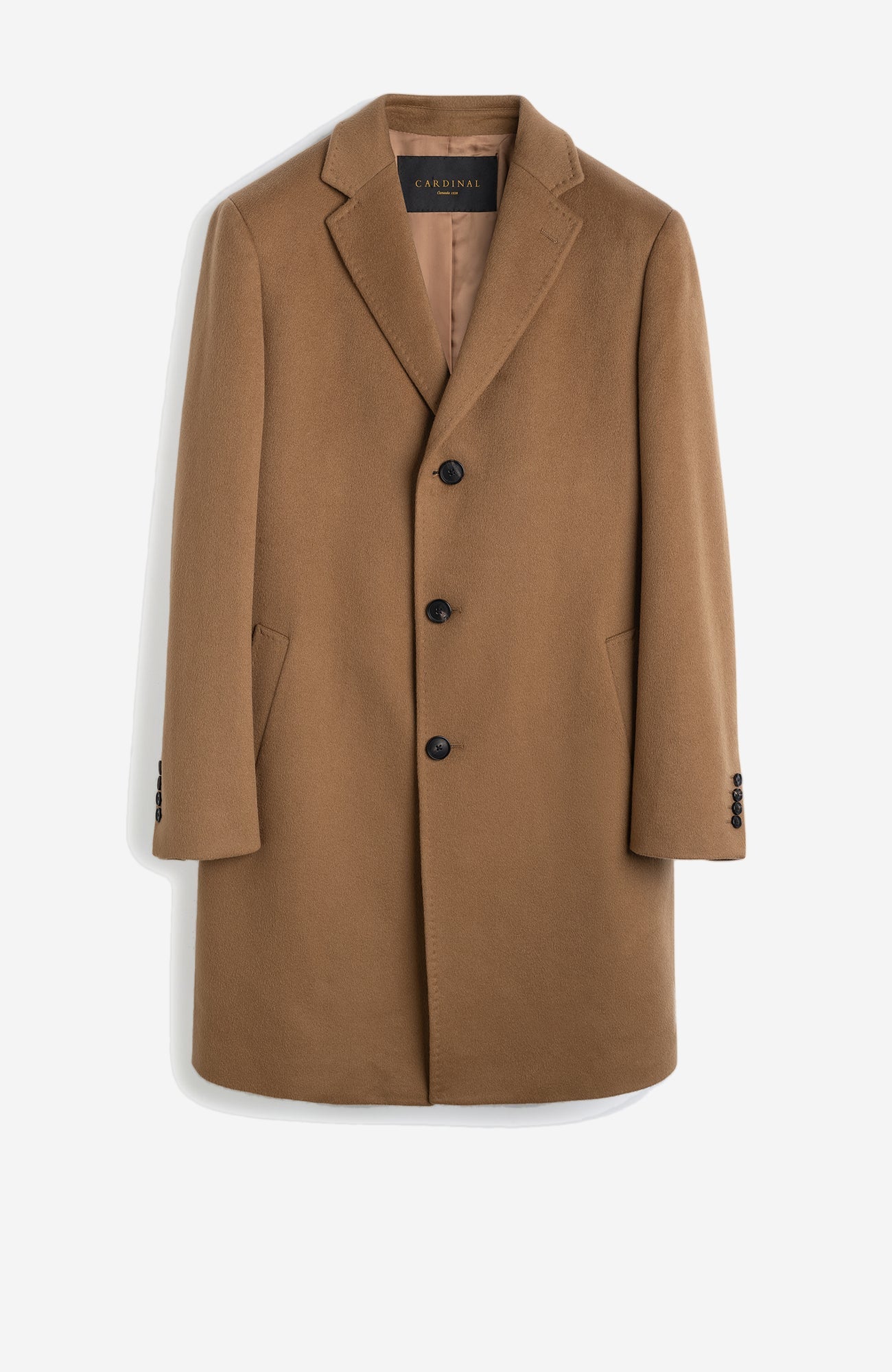 The St. Pierre Cashmere Topcoat In Vicuna - Cardinal of Canada - US - The St. Pierre Cashmere Topcoat In Vicuna