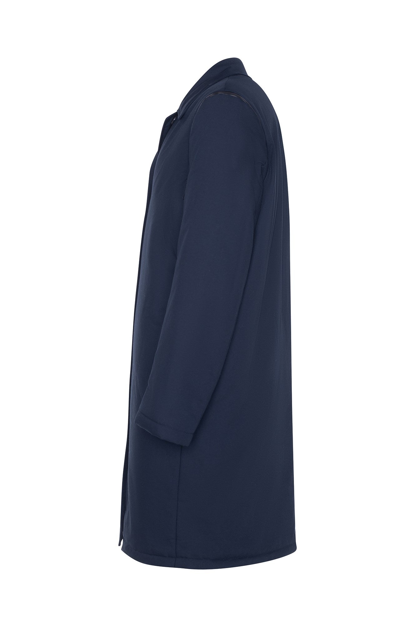 MAVRIK NAVY TOPCOAT - MENS - Cardinal of Canada-US-Mavrik - navy wool blend topcoat 41 inch length