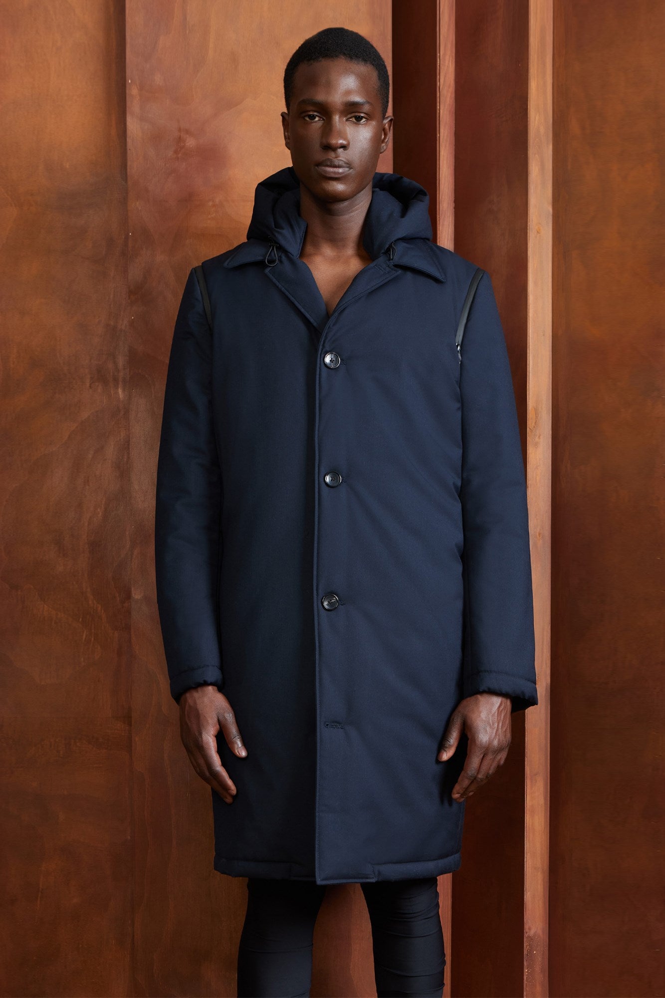 Mens navy topcoat online