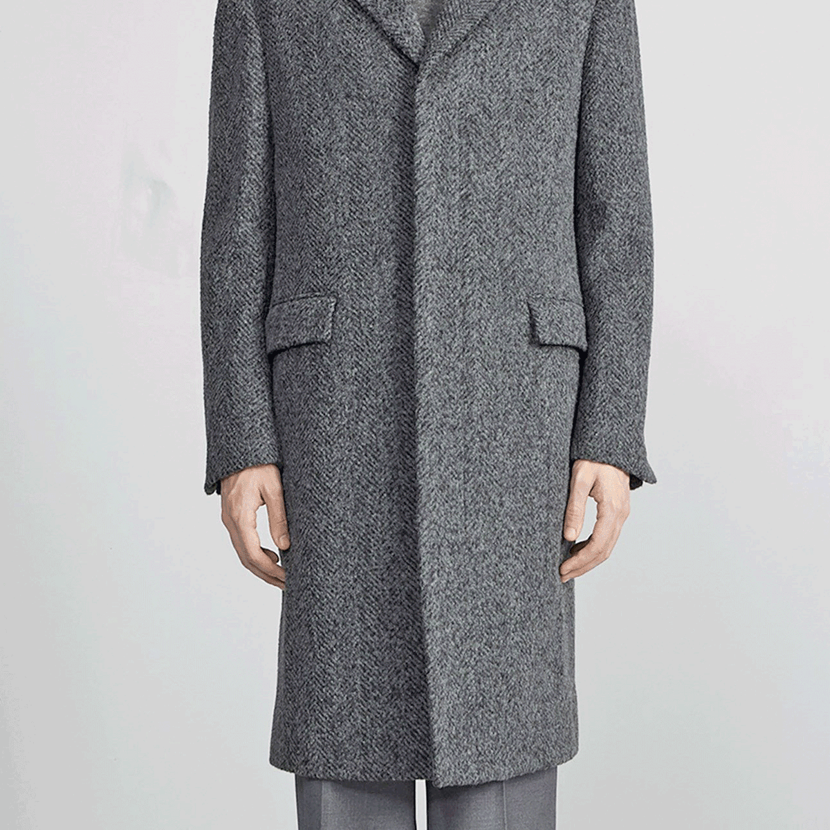 【新品】MANOF WOOL BEAVER 3WAY COAT Navy blue wool beaver coat for men | Corneliani