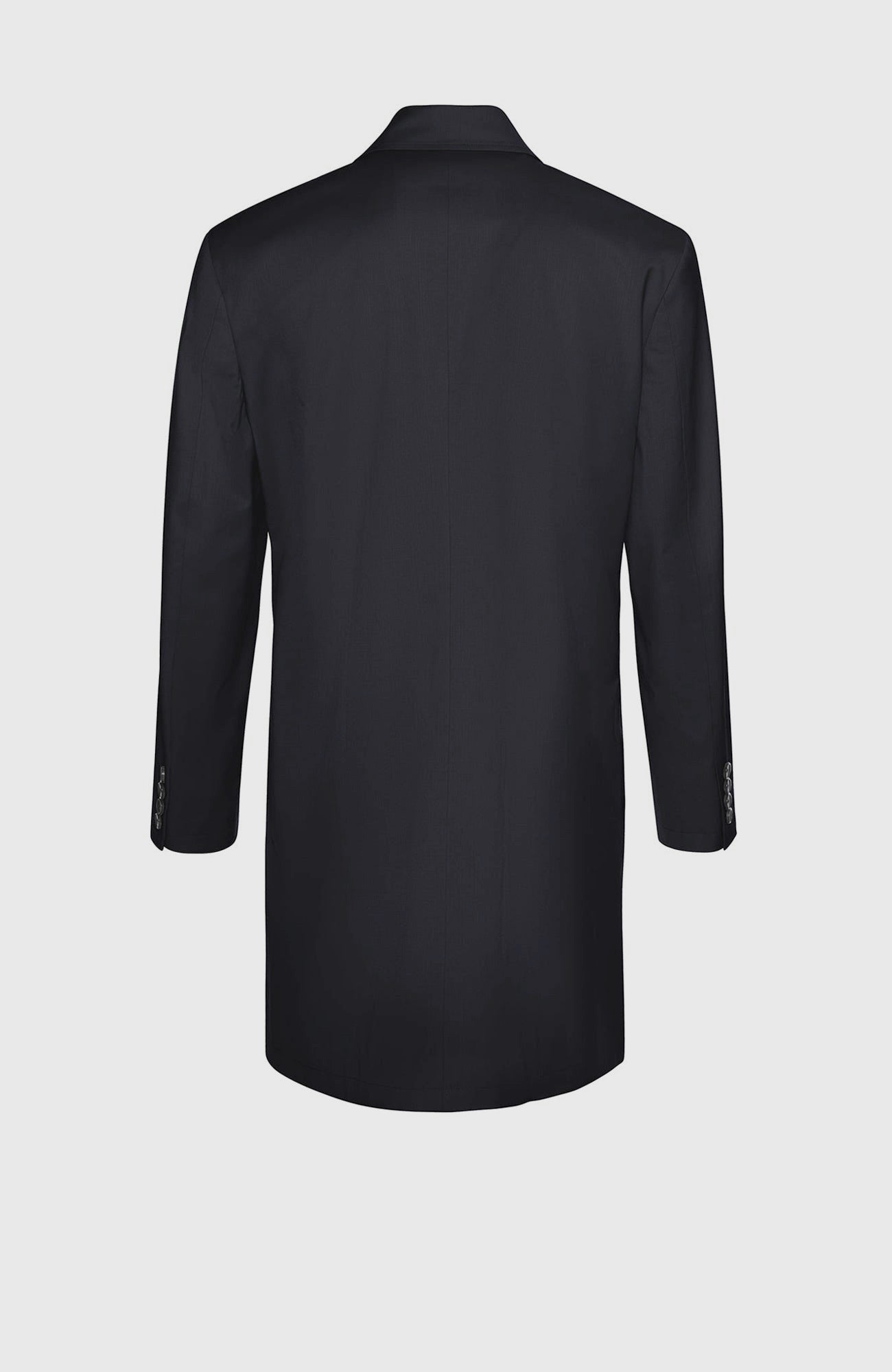 Jax Water Repellent Black Wool Coat - Cardinal of Canada-US-Jax Water Repellent Black Wool Coat