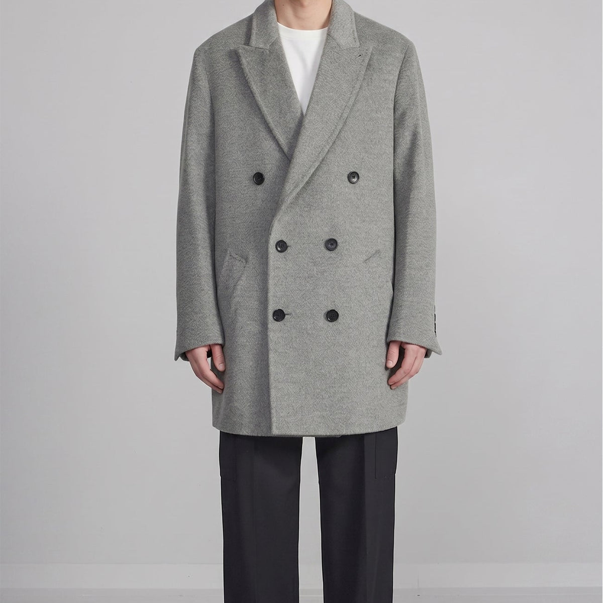 Logan Wool & Alpaca Double Breast Topcoat
