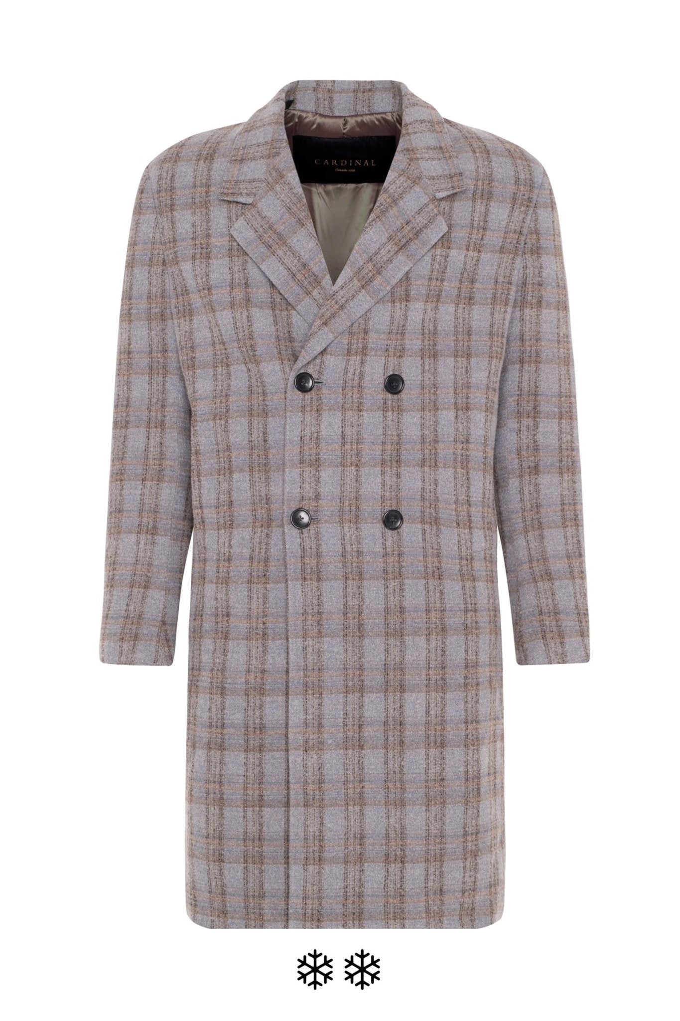 Plaid trench clearance coat mens