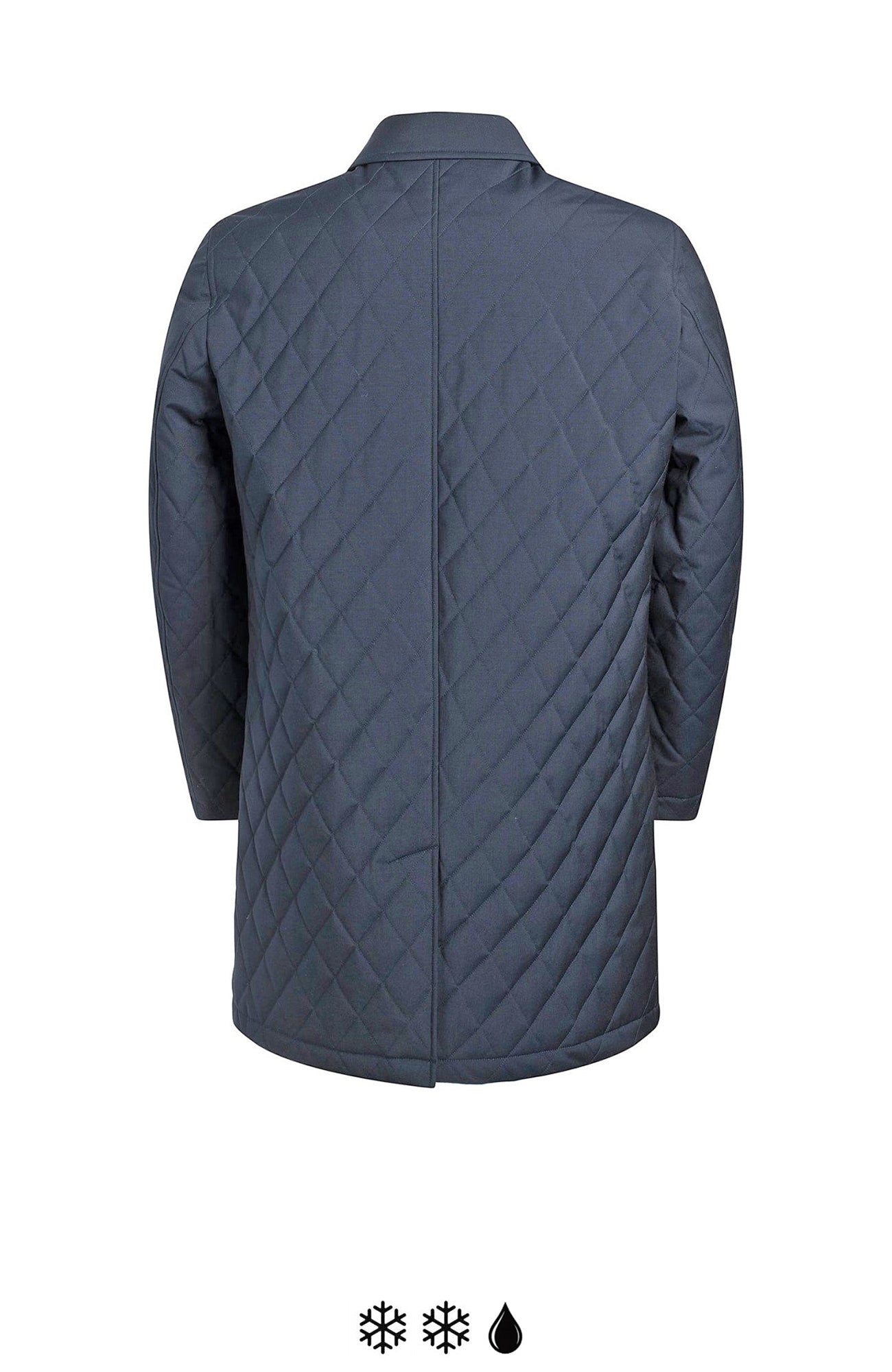 MANSFIELD NAVY WOOL CAR COAT