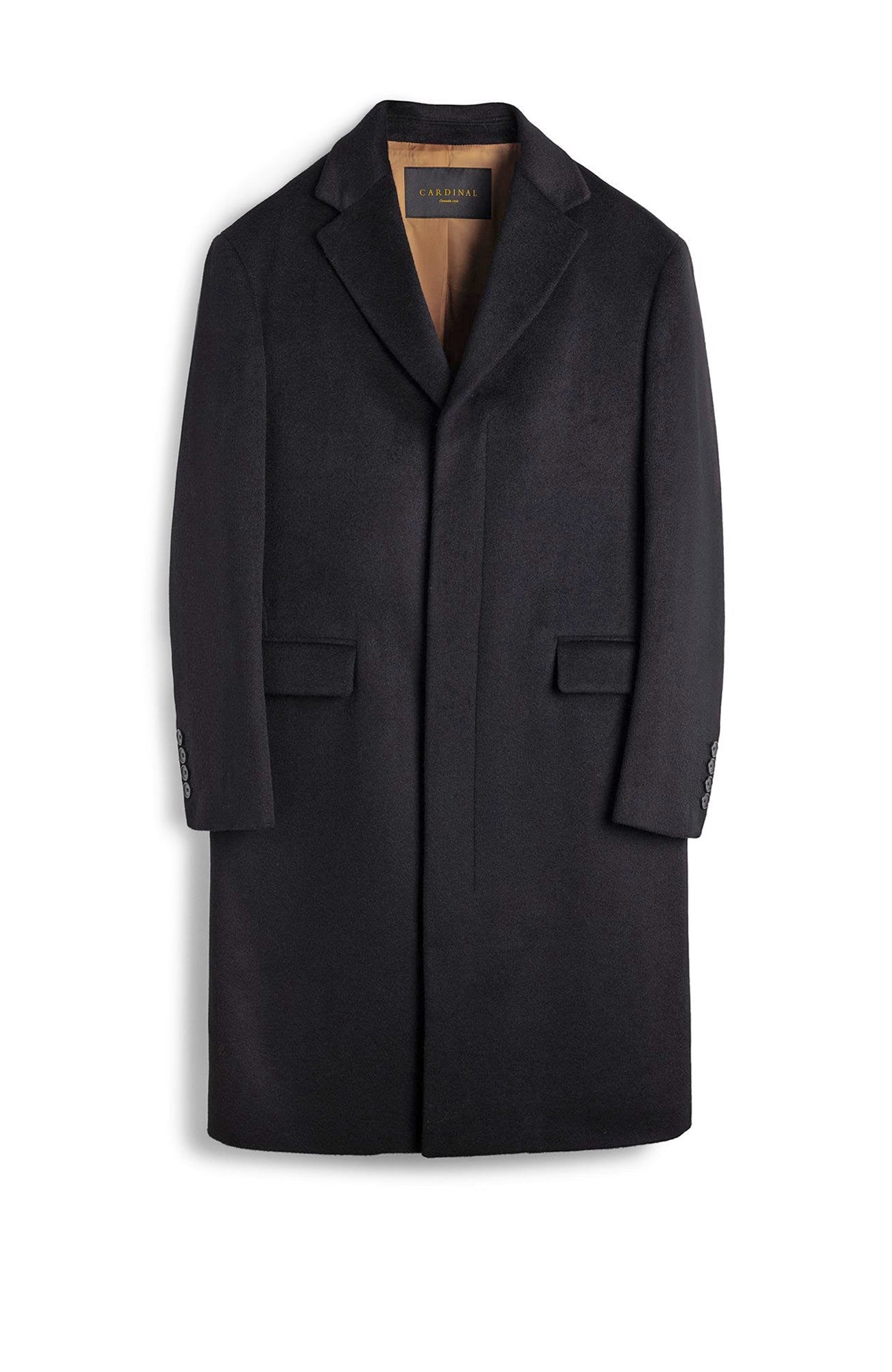 MERCER BLACK CASHMERE TOPCOAT