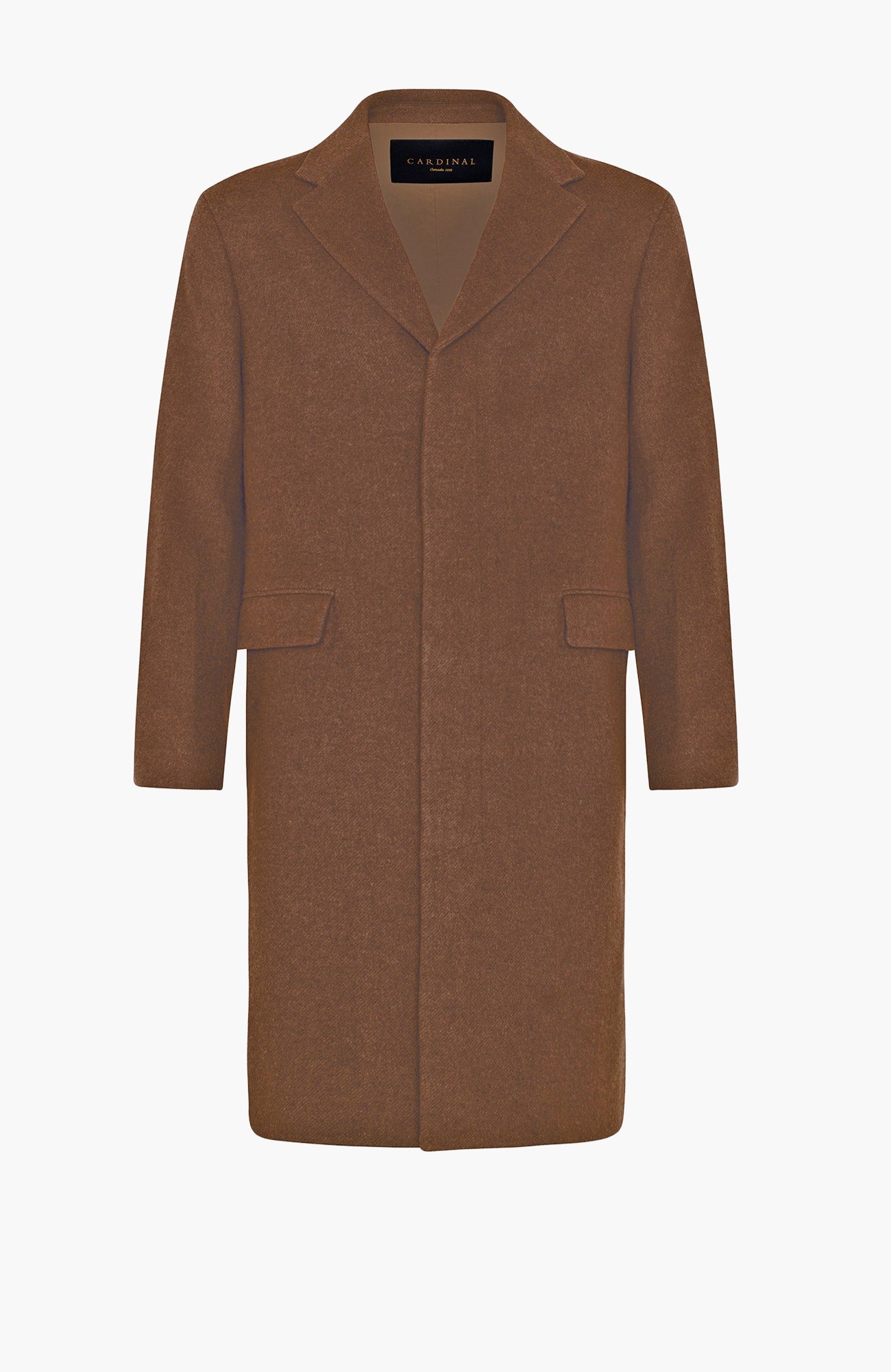 Mercer Cashmere Topcoat In Vicuna - MENS - Cardinal of Canada-US-Mercer Cashmere Topcoat In Vicuna