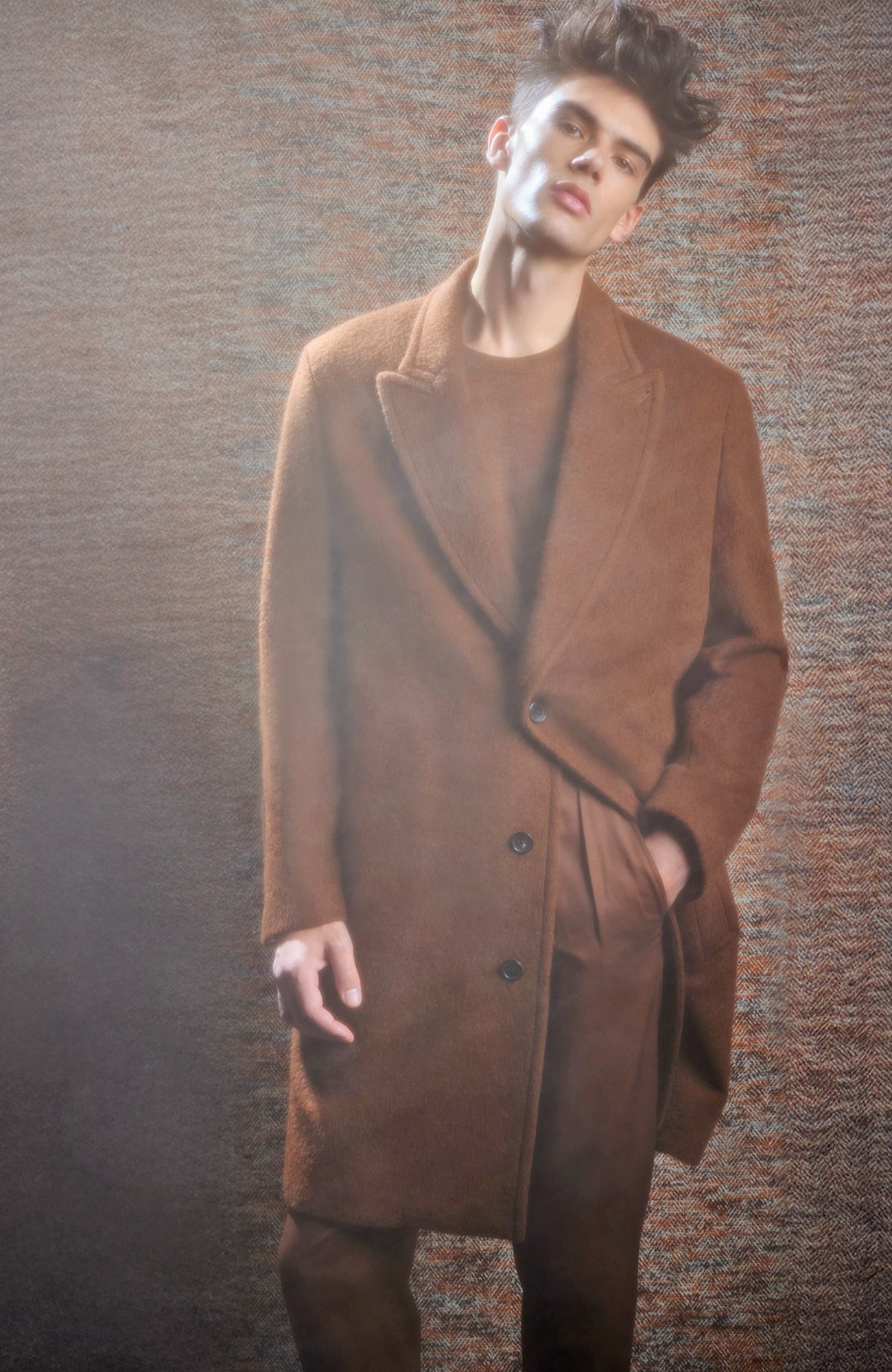 MERCURY WOOL AND ALPACA BLEND TOPCOAT