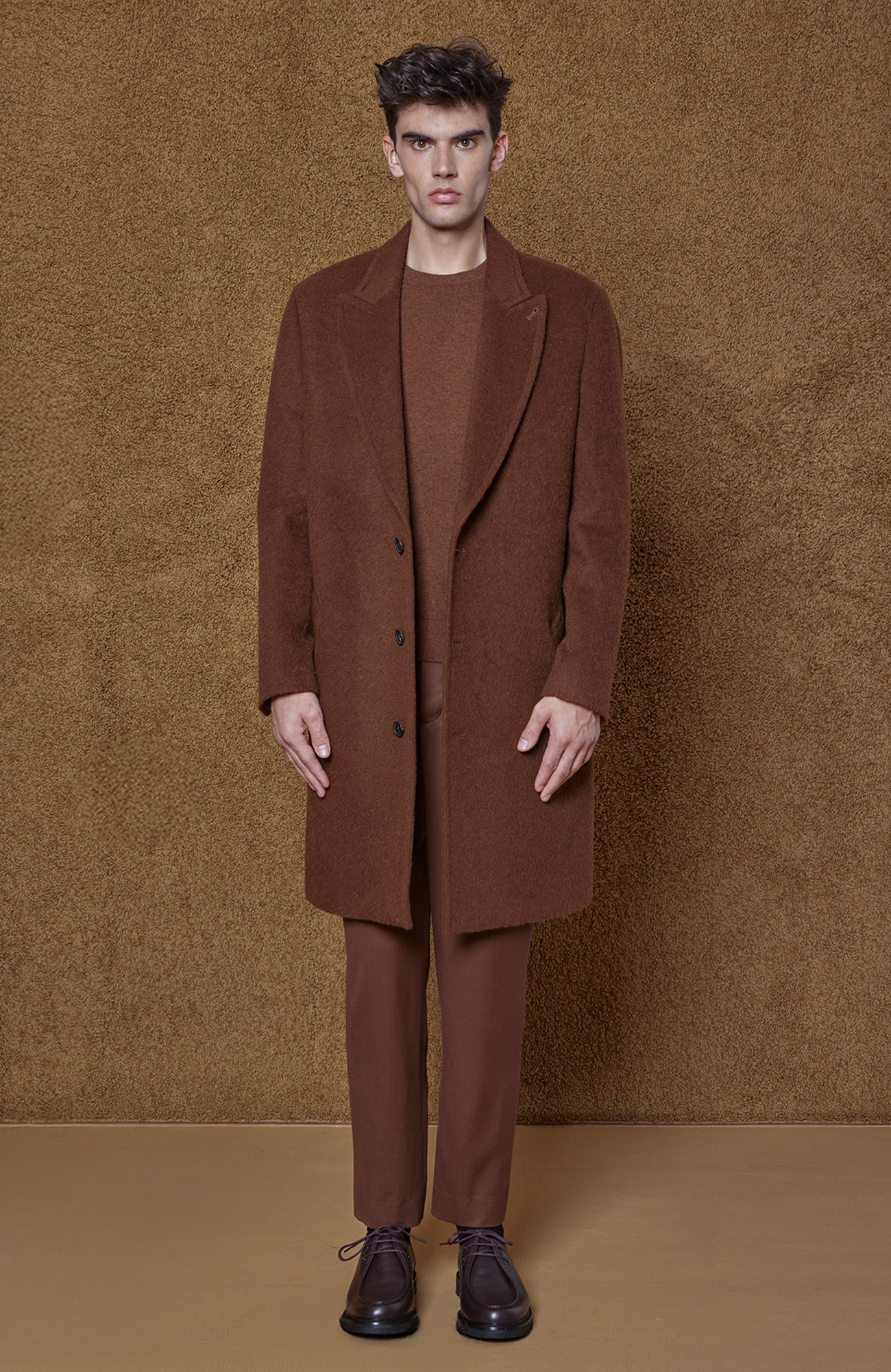 MERCURY WOOL AND ALPACA BLEND TOPCOAT - MENS - Cardinal of Canada - US - MERCURY WOOL AND ALPACA BLEND TOPCOAT