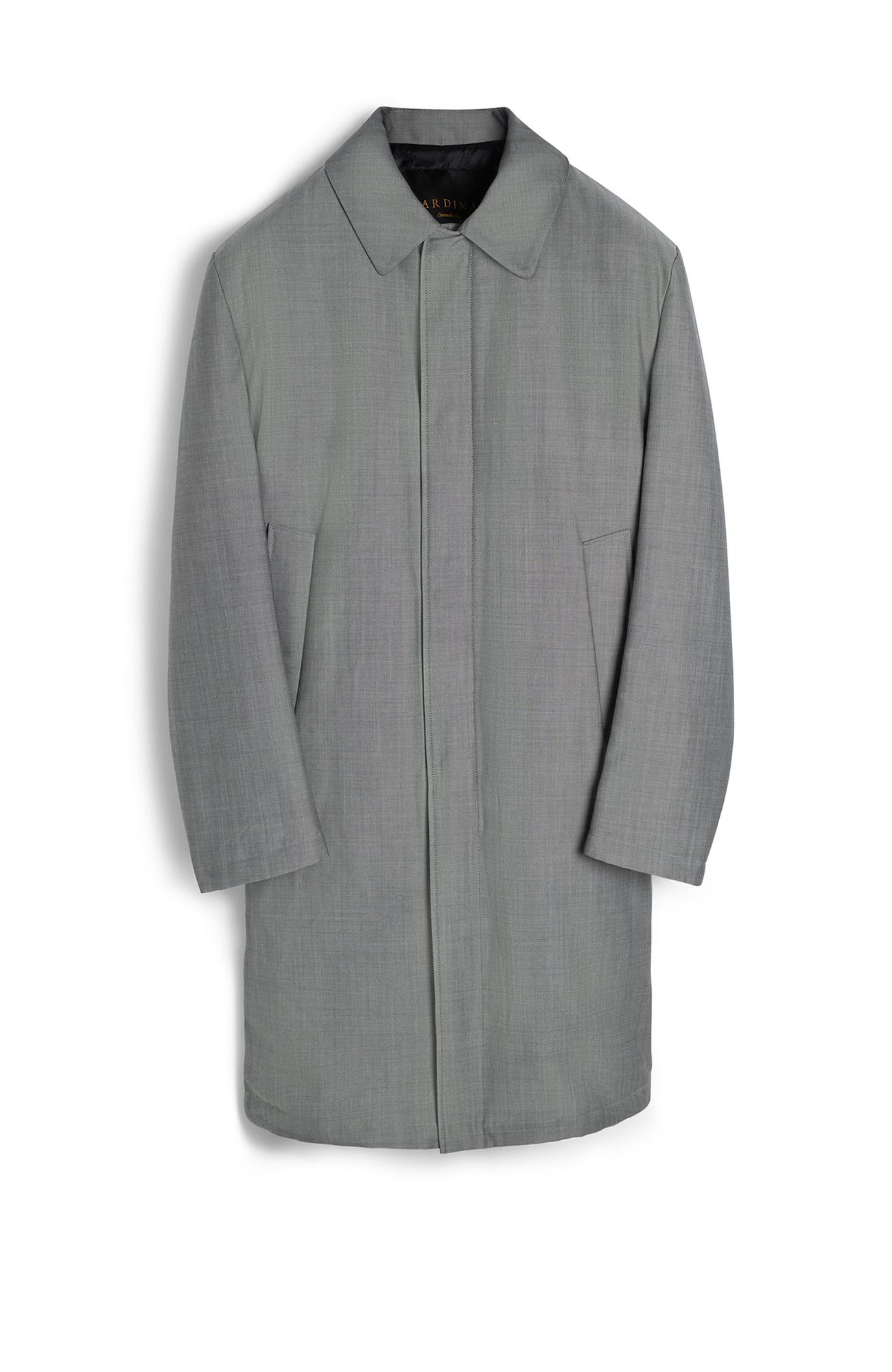 NOAH WOOL & MOHAIR GREY OVERCOAT - MENS - Cardinal of Canada - US - NOAH WOOL & MOHAIR GREY OVERCOAT 41 INCH LENGTH