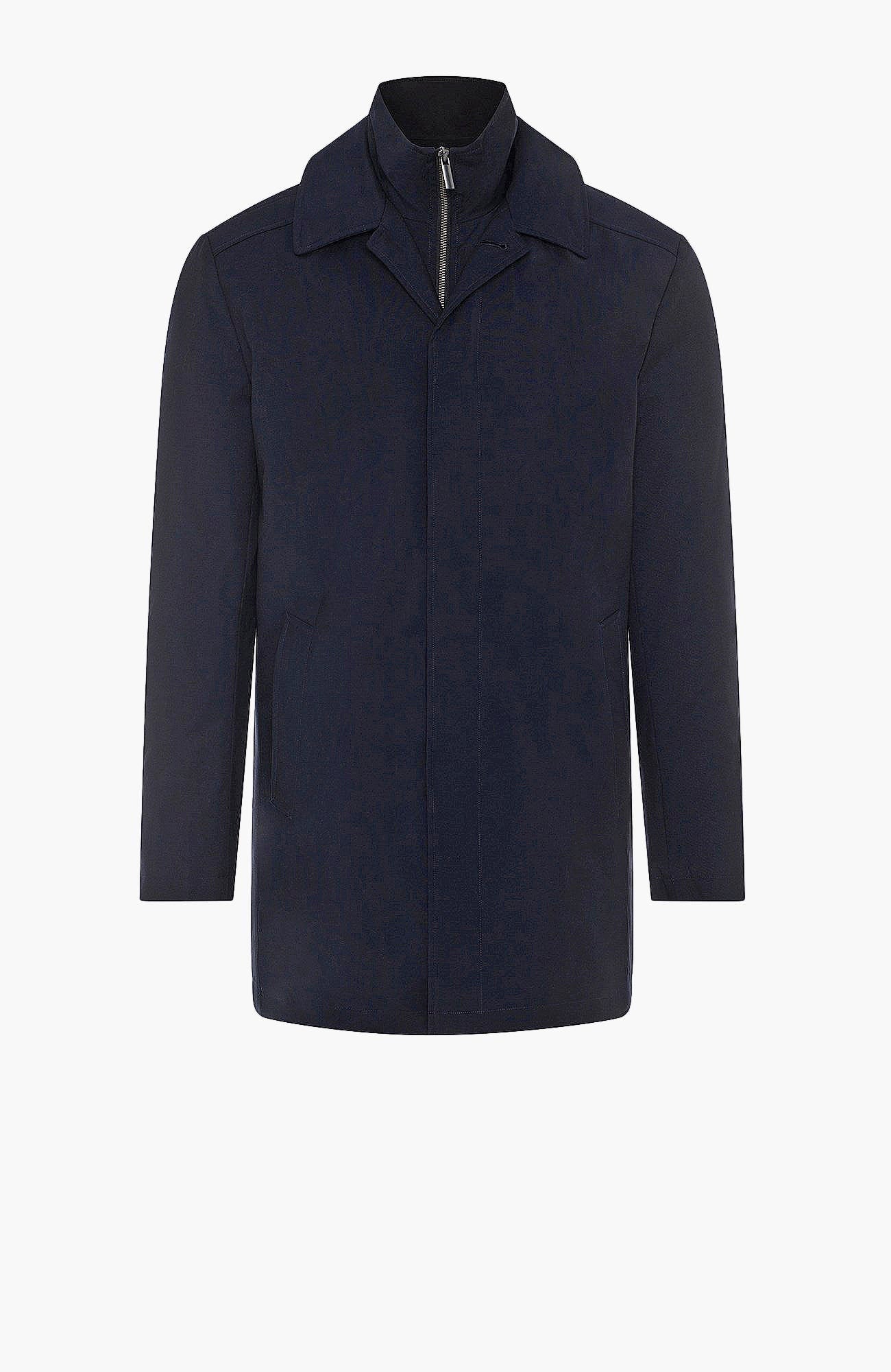 Samson Navy Wool City Coat - MENS - Cardinal of Canada-US-Samson Navy Wool City Coat