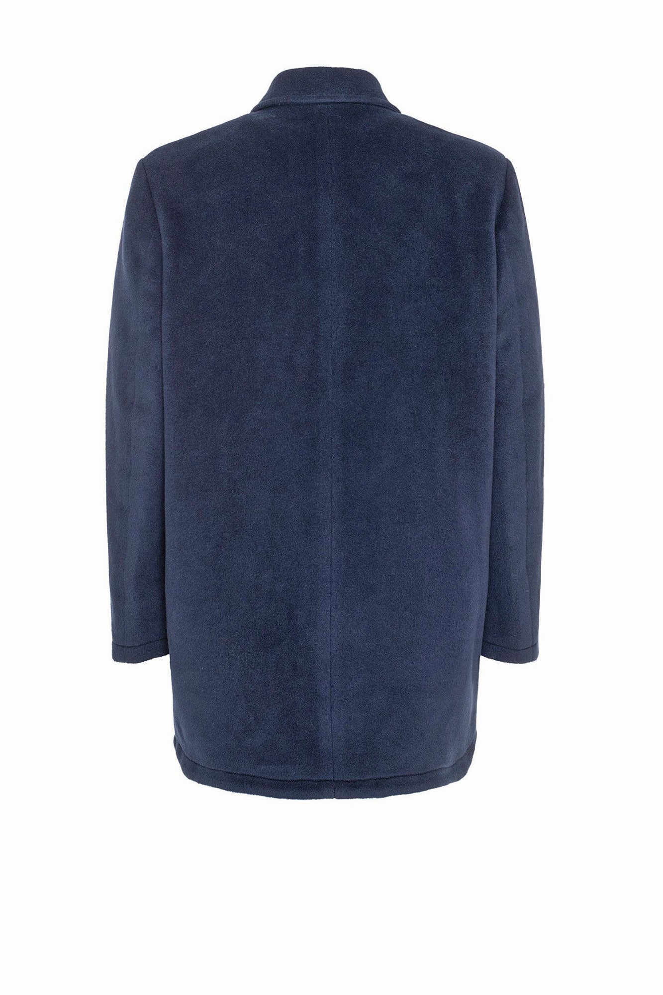 SODA NAVY WOOL TOPCOAT
