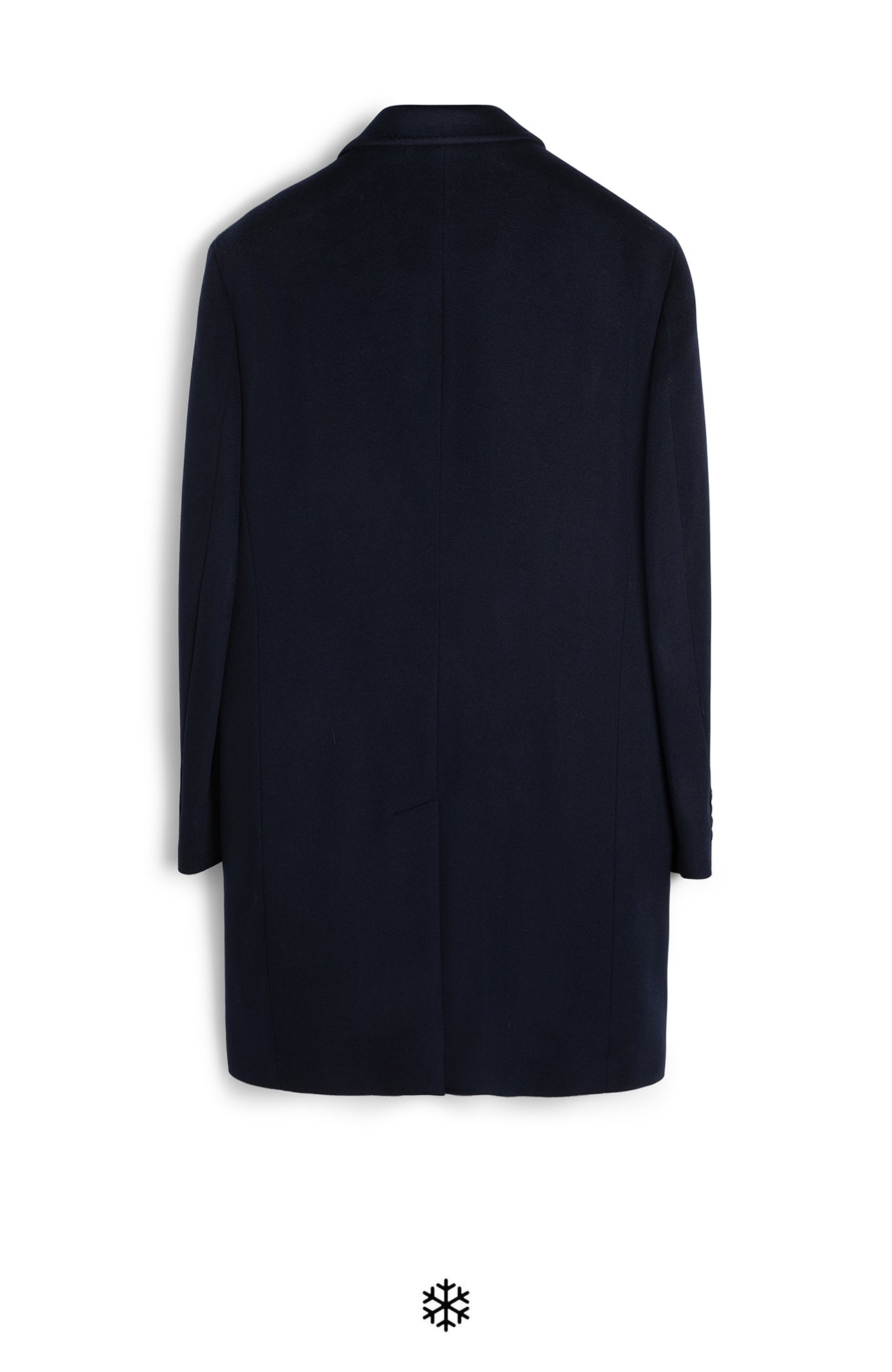 Navy cashmere overcoat hotsell