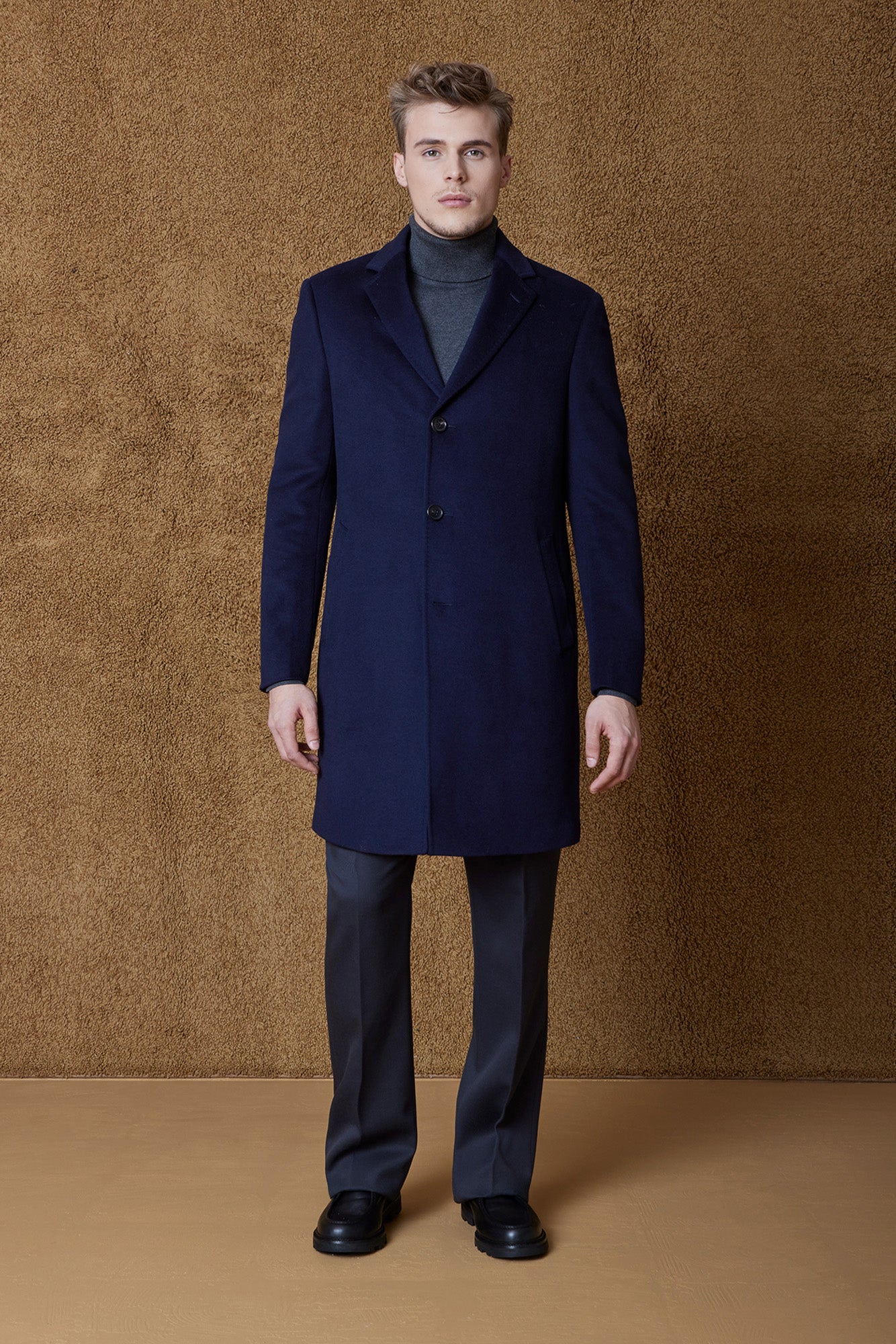 ST - PIERRE NAVY CASHMERE TOPCOAT - Cardinal of Canada - US - ST - PIERRE NAVY CASHMERE TOPCOAT