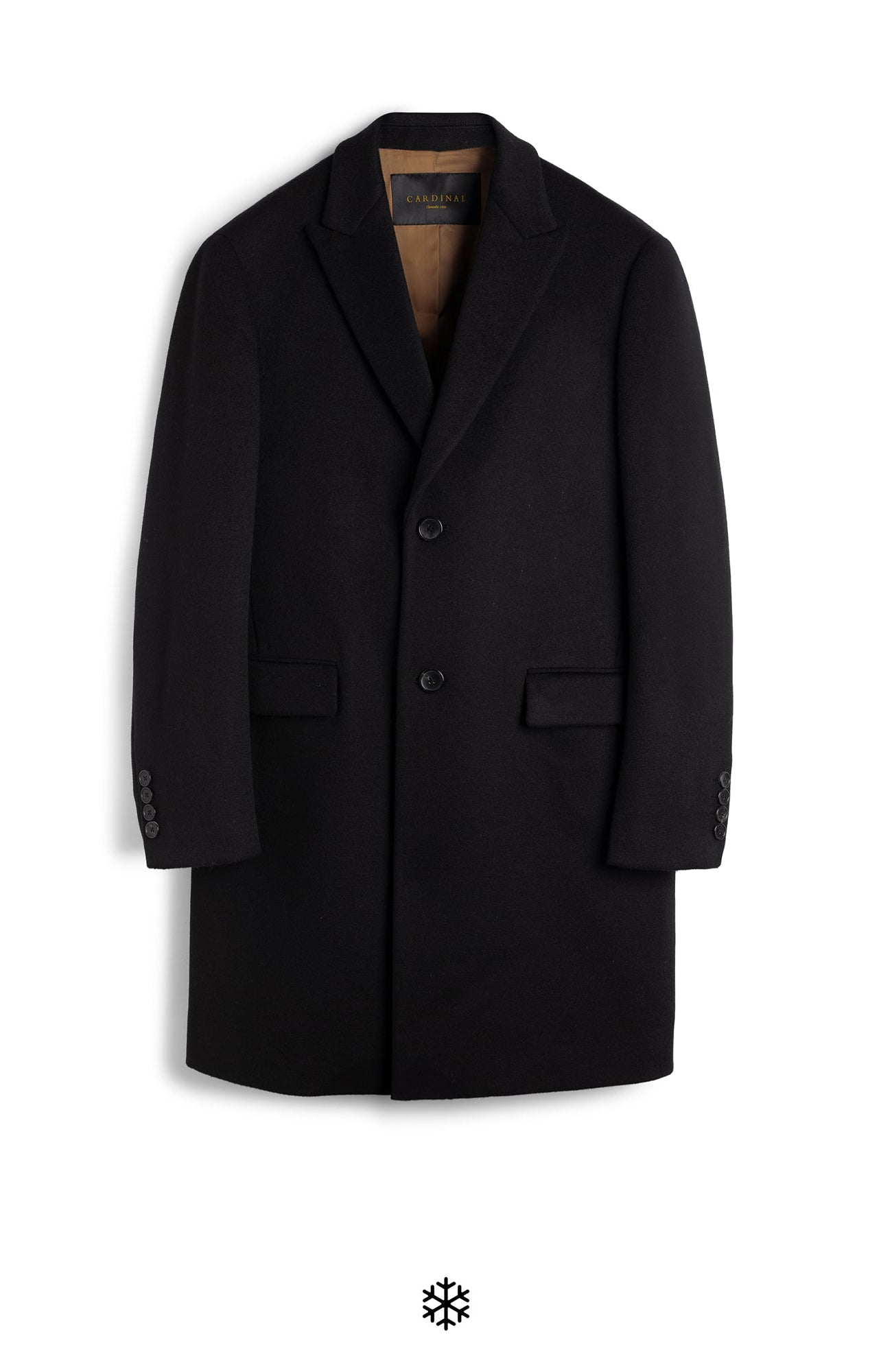 overcoat nyc oomaru wool melton black OVERCOAT New York FW22