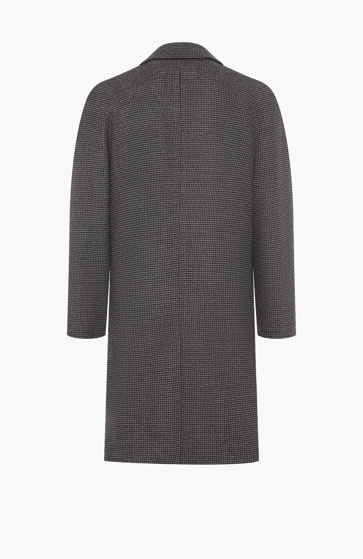Taylor Brown Houndstooth Wool Topcoat - MENS - Cardinal of Canada-US-Taylor Brown Houndstooth Wool Topcoat