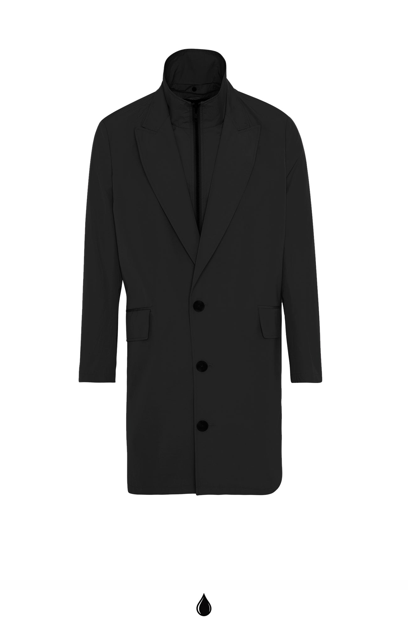 Mens Single-Breasted Topcoat sz L shops NWT $175