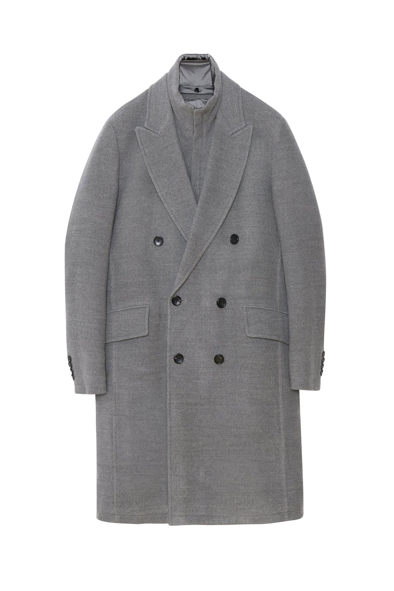 LIMITED EDITION: TOWNSEND GREY WOOL OVERCOAT - Cardinal of Canada-US-LIMITED EDITION: TOWNSEND GREY WOOL TOPCOAT