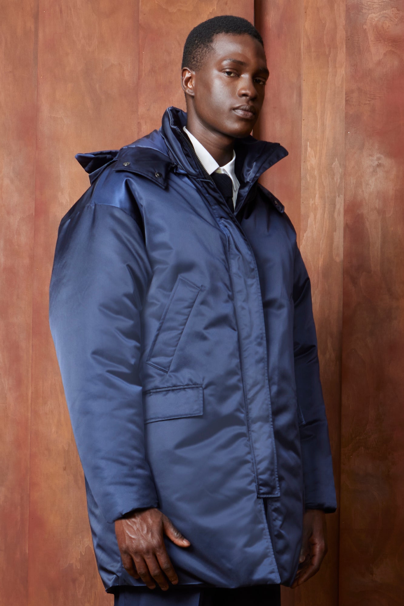 LIMITED EDITION: TRAVIS NAVY PUFFER COAT - Cardinal of Canada-US-travis navy puffer coat length 38